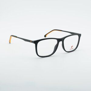 Carrera CARRERA2045T 08LZ 00 Junior Eyeglasses Black/Orange Square Frame